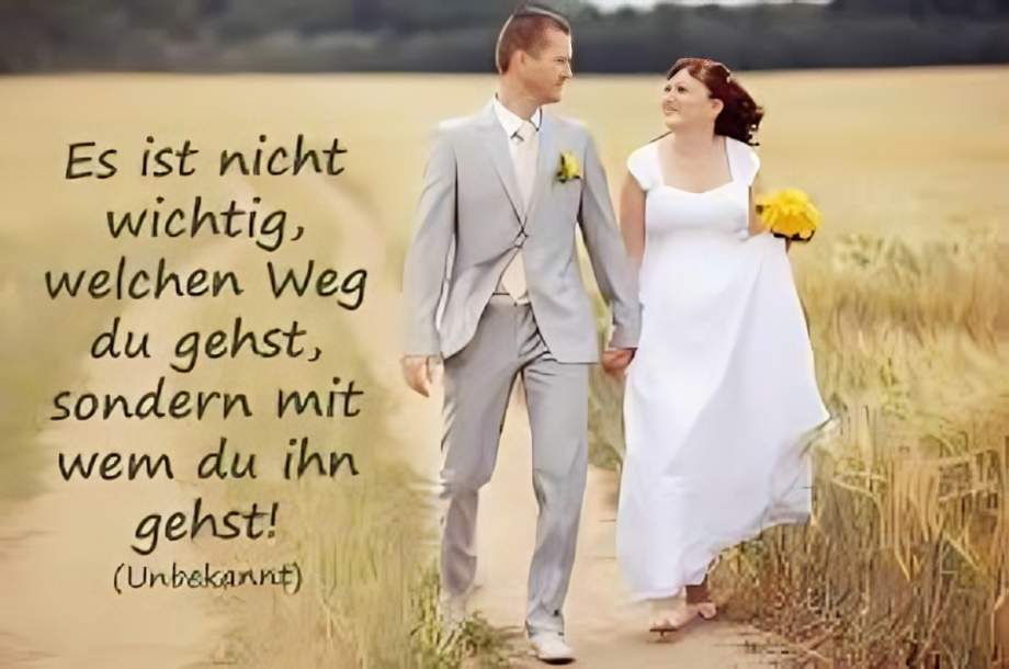 Sprüche zur Hochzeit