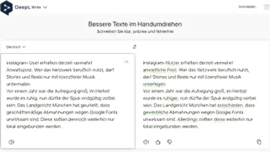 DeepL Write Deutsch